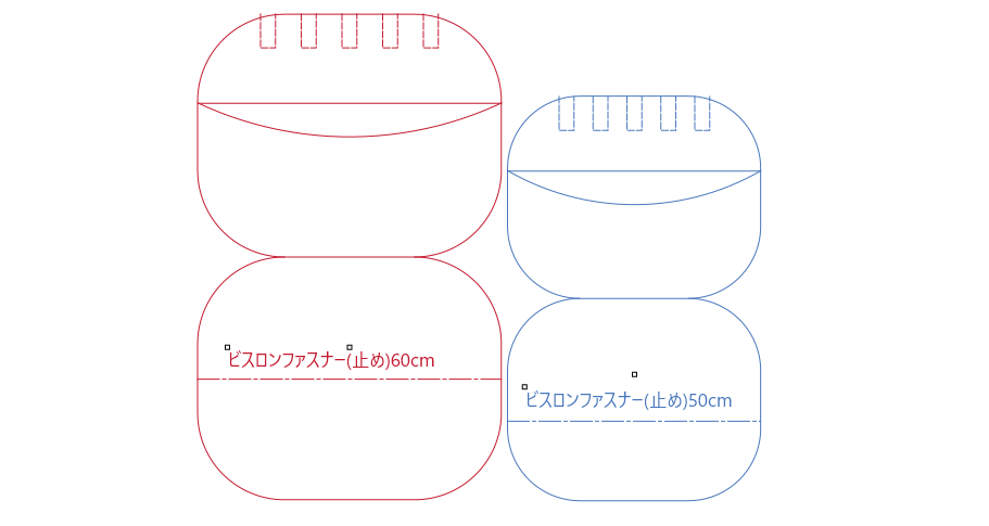 無料pdf型紙 アクセサリーポーチの作り方 ファスナーとショルダー紐つき 既製品に負けない最高の手作り服