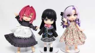 【1/12ドール服】月ノ美兎さん(委員長)をねんどーる化しました